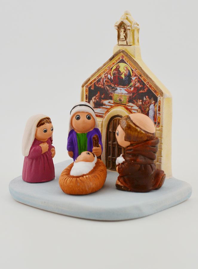 Crèche de Noël  - Nativité et St François d'Assise (pic 3)