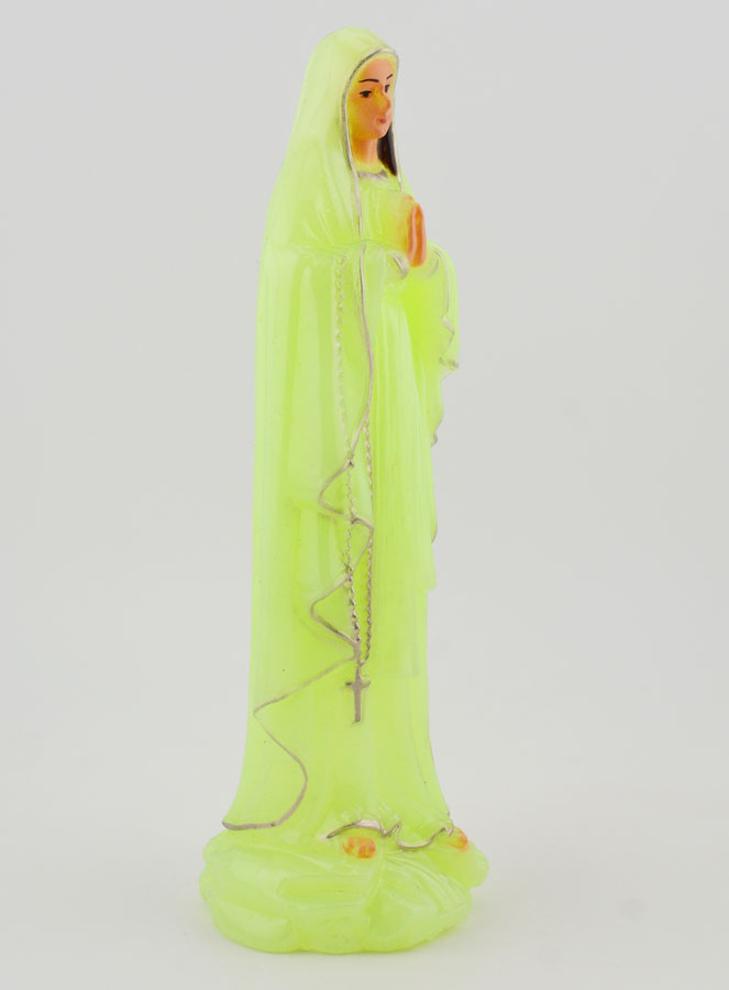 Statue Notre Dame de Lourdes Fluorescente - 18 cm (pic 3)