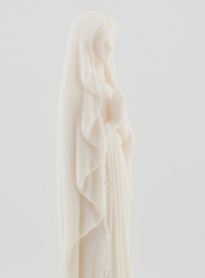 Statue de Lourdes en Albâtre - 20 cm (pic 3)