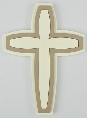 Croix Moderne Stylisée - 17 cm (pic 1)