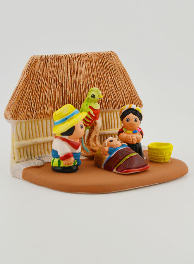 Crèche de Noël du Monde - Nativité Guatemala (pic 4)