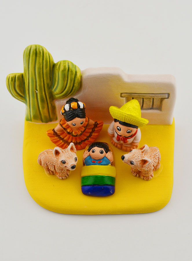 Crèche de Noël du Monde - Nativité Mexique (pic 2)