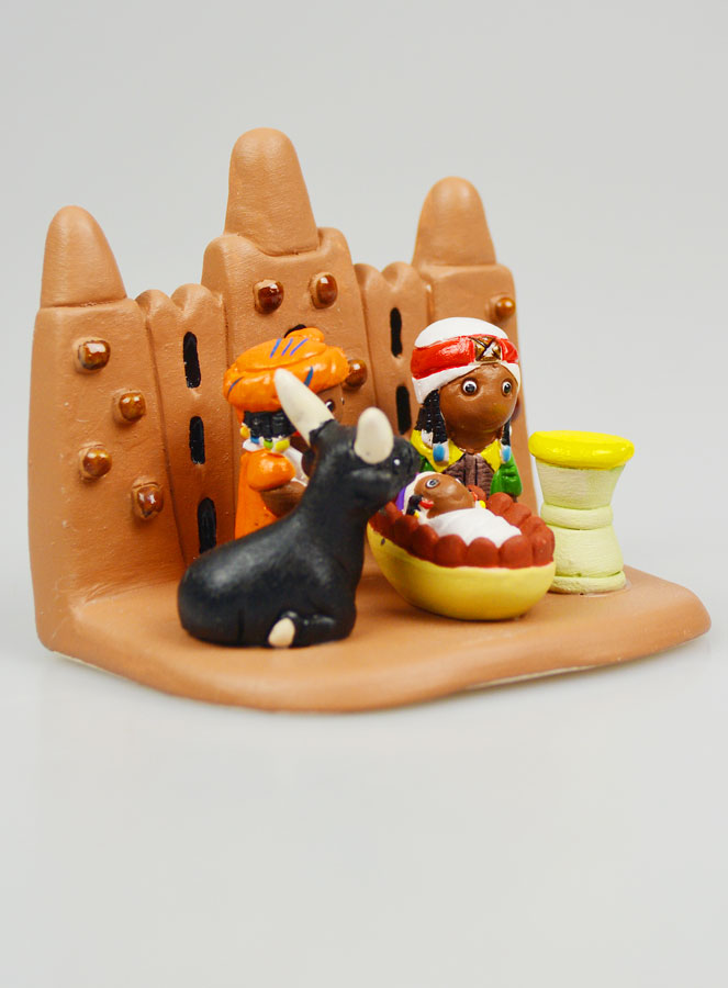 Crèche de Noël du Monde - Nativité Mali (pic 4)