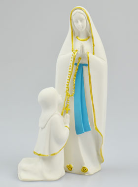 Statue Vierge Marie de Lourdes - 15 cm (pic 1)