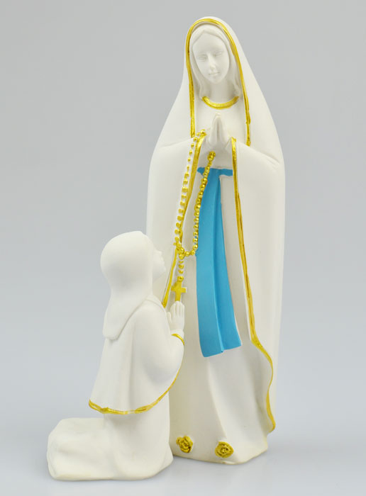 Statue Vierge Marie de Lourdes - 15 cm (pic 2)