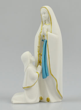 Statue Vierge Marie de Lourdes - 10 cm (pic 1)