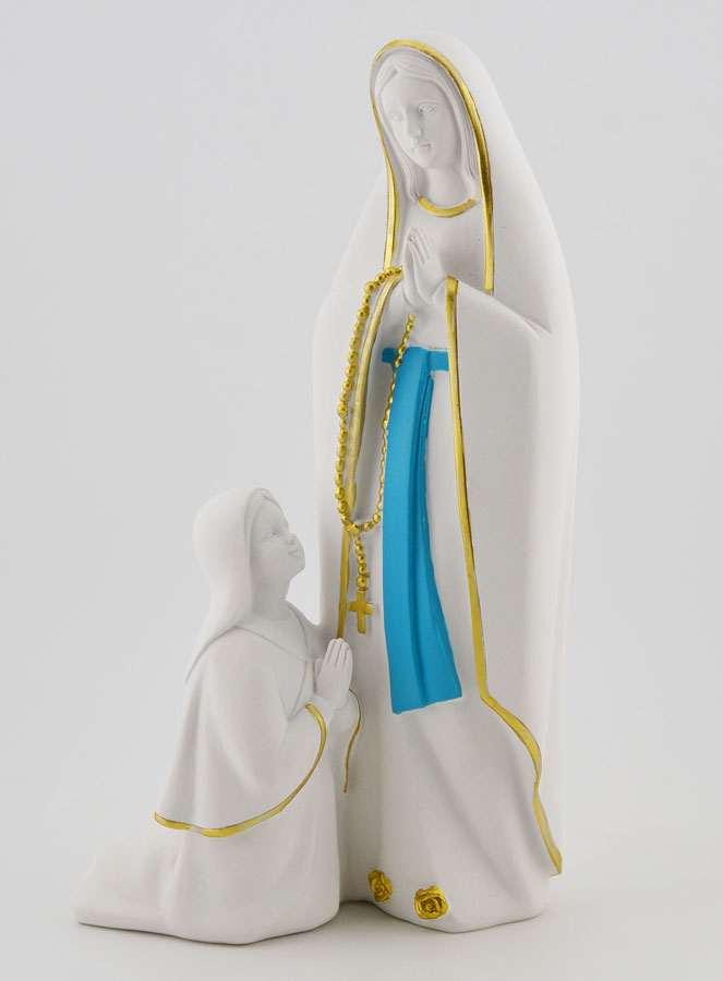 Statue des Apparitions de Notre Dame de Lourdes - 20 cm (pic 1)