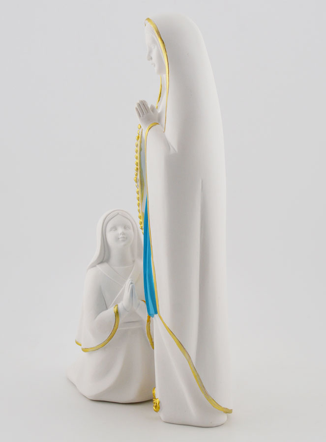 Statue des Apparitions de Notre Dame de Lourdes - 20 cm (pic 2)