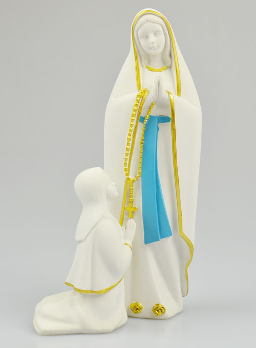 Statue Vierge Marie de Lourdes - 20 cm (pic 2)