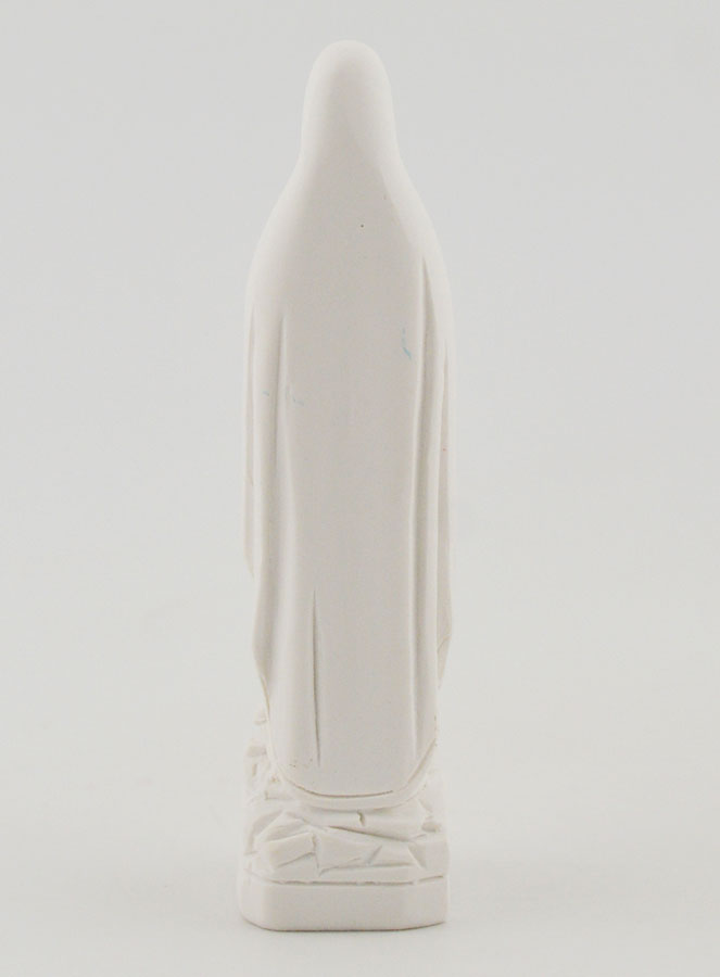 Statue de Notre Dame de Lourdes au Voile - 7 cm (pic 4)