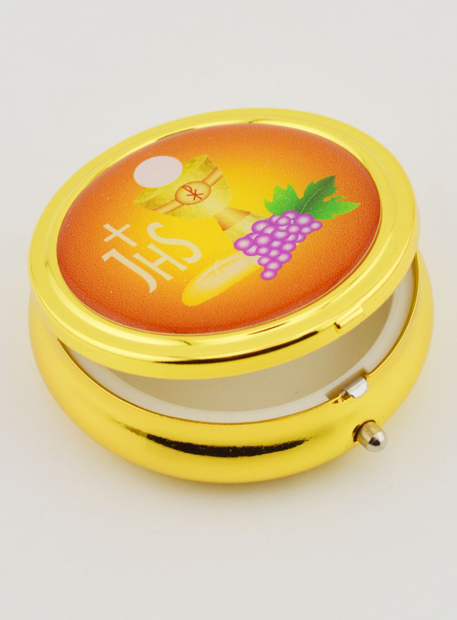 Custode Hostie Orange - Calice Sang et Corps du Christ (pic 4)