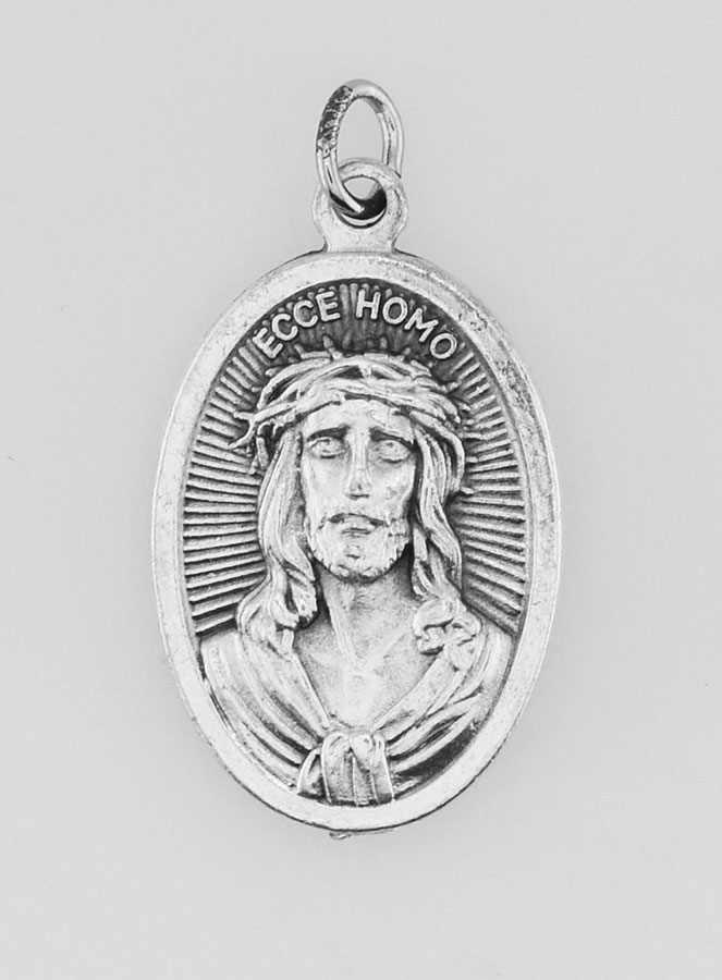Médaille Religieuse Jésus-Christ Couronnée d'épines (pic 3)