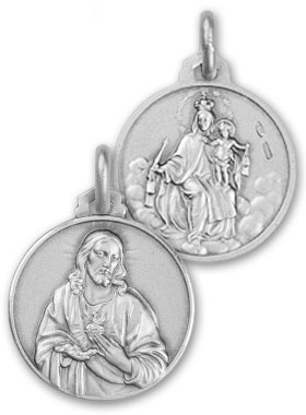 Médaille du Scapulaire en Argent - 18 mm (pic 1)