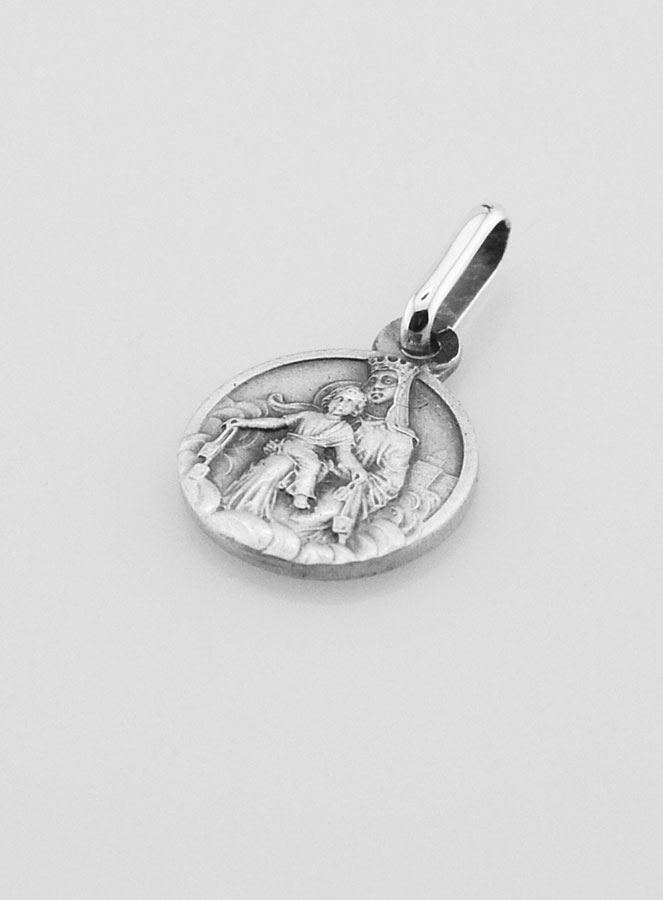 Médaille du Scapulaire en Argent 925/1000 - 12 mm (pic 3)