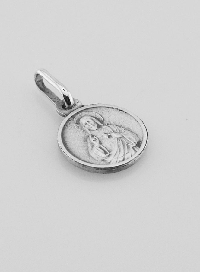 Médaille du Scapulaire en Argent 925/1000 - 12 mm (pic 4)