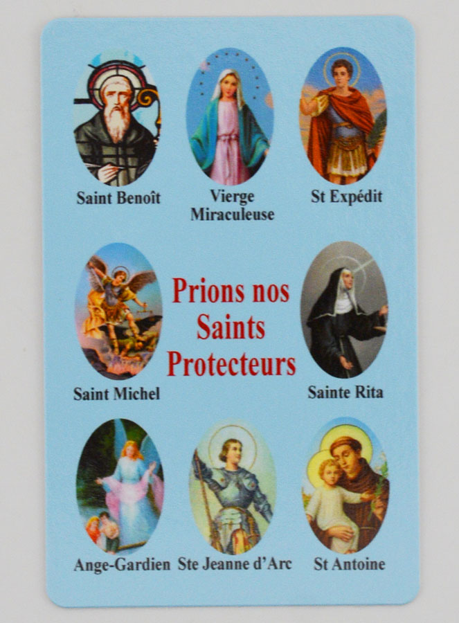 Lot de 10 Cartes Prier nos Saints Protecteurs (pic 3)