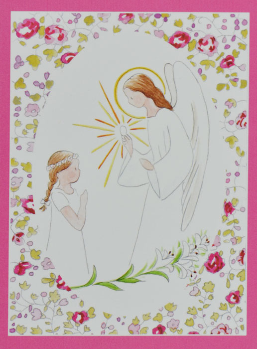 Carte de Communion - Ange et Communiante (pic 2)