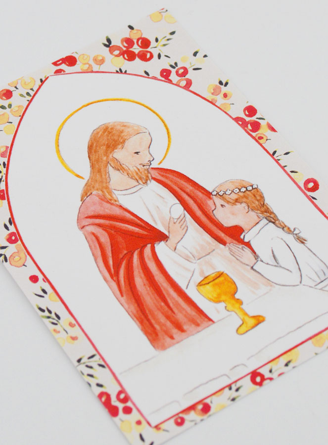 Image de Communion - Communiante et Jésus (pic 3)