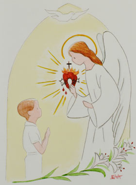 Image de Communion - Communiant et Ange-Gardien (pic 1)