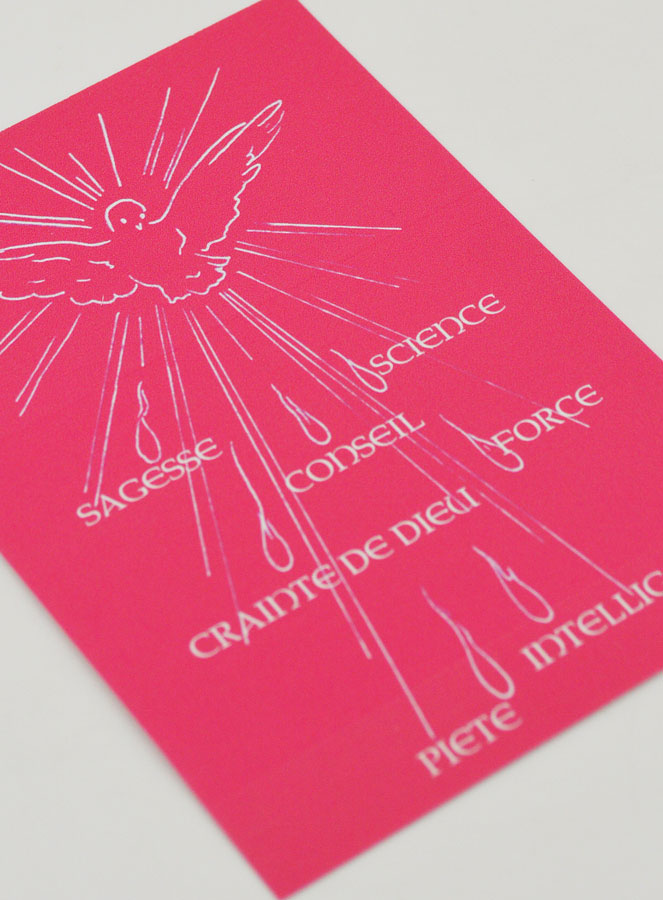 Carte de Confirmation Fille - 7 dons de l'Esprit Saint (pic 3)