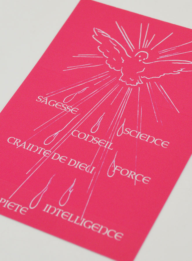 Carte de Confirmation Fille - 7 dons de l'Esprit Saint (pic 4)