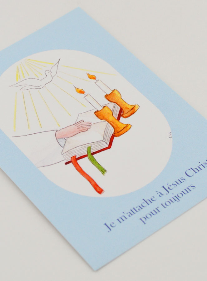 Carte de Confirmation - Je m'attache à Jésus (pic 3)