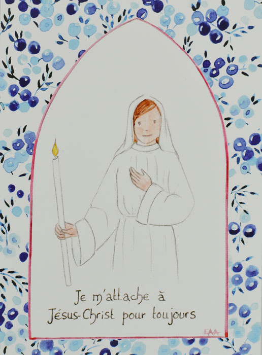 Carte de Confirmation Confirmante - Je m'attache à Jésus (pic 2)