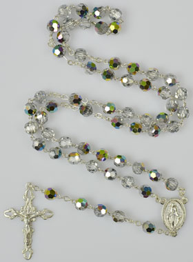 Chapelet Cristal Argent (pic 1)