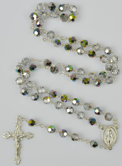 Chapelet Cristal Argent (pic 2)