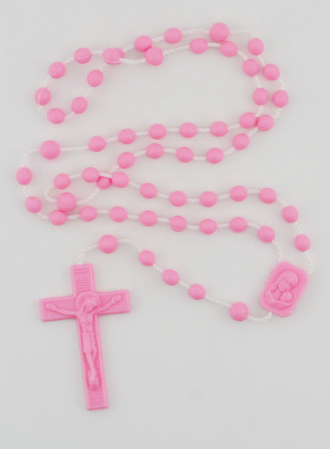 Chapelet Rose Plastique (pic 1)