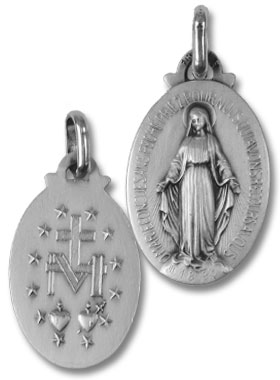 Médaille Miraculeuse en Argent - 21 mm (pic 1)