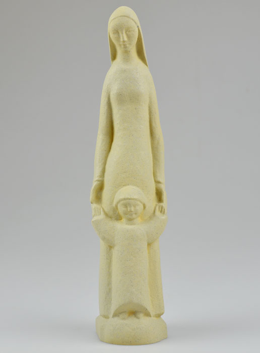 Statue Vierge à l'Enfant Jésus Debout (pic 2)