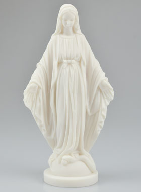 Statue Vierge Miraculeuse en Albâtre (pic 1)