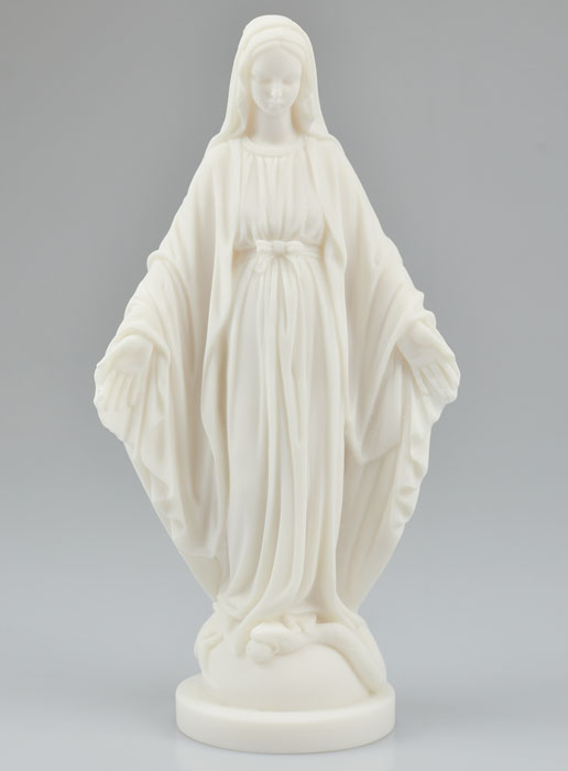 Statue Vierge Miraculeuse en Albâtre (pic 2)