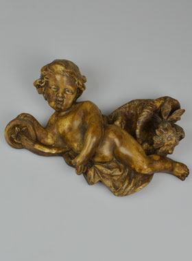 Ange-Gardien Mural Gauche - 25 cm (pic 1)