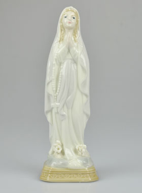 Statue Notre Dame de Lourdes - Porcelaine (pic 1)