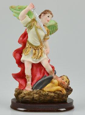 Statue de Saint Michel - 13 cm (pic 1)