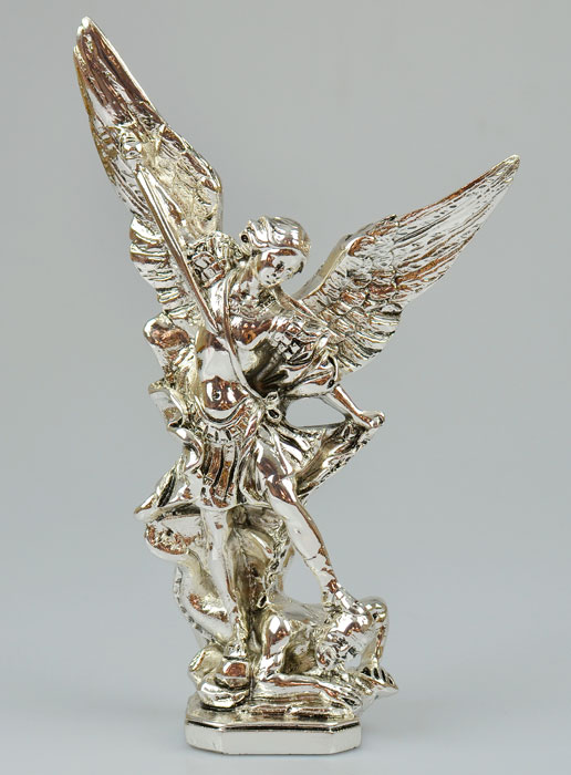 Statue de Saint Michel Archange en Argent (pic 2)