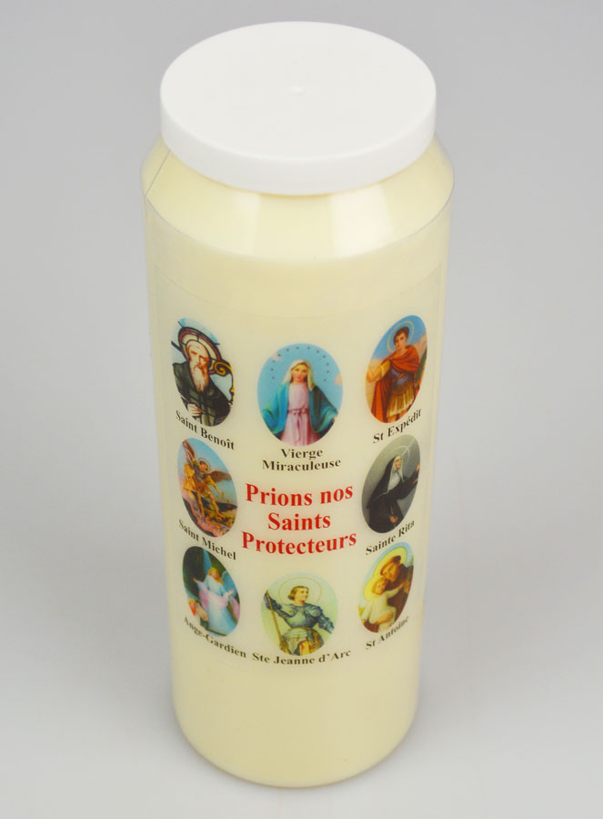 Bougie de Neuvaine de Protection - 17.5cm (pic 2)