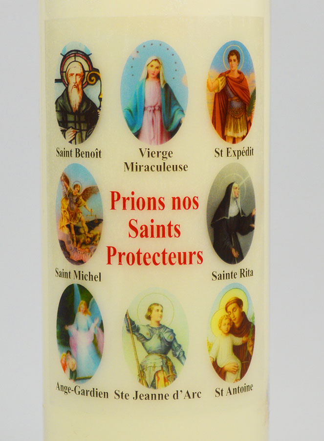 Bougie de Neuvaine de Protection - 17.5cm (pic 3)