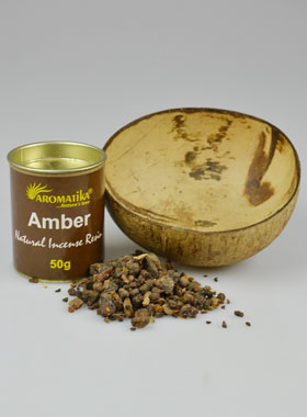 Encens Ambre Aromatika - Boîte de 50gr (pic 1)