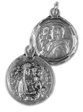 Médaille Notre Dame du Carmel en Métal Argenté (pic 1)