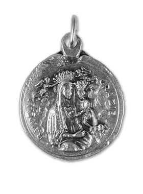 Médaille Notre Dame du Carmel en Métal Argenté (pic 2)