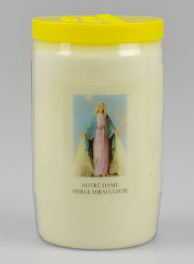 Bougie de Dévotion Vierge Miraculeuse - 3 Jours (pic 1)