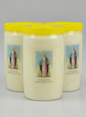 3 Bougies de Dévotion Vierge Miraculeuse - 3 Jours (pic 1)