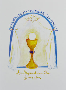 Image Souvenir de ma Première Communion - Garçon (pic 1)