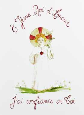 Carte de Communion - Ô Jésus Roi d'Amour (pic 1)