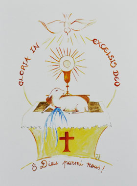 Carte de Communion - Gloria In Excelsis Deo (pic 1)
