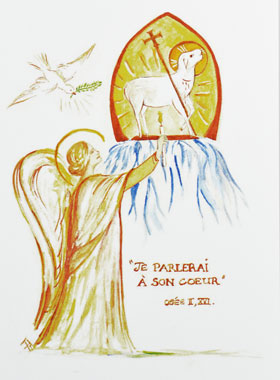 Carte de Communion - Je parlerai à son Coeur (pic 1)
