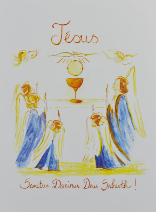 Carte de Communion - Jésus Eucharistie (pic 2)
